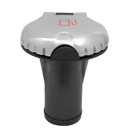 Attwood Attwood Deck Fill f/Carbon Canister System, Straight Body and Scalloped Stainless Steel Cap 99DFCCSS1S